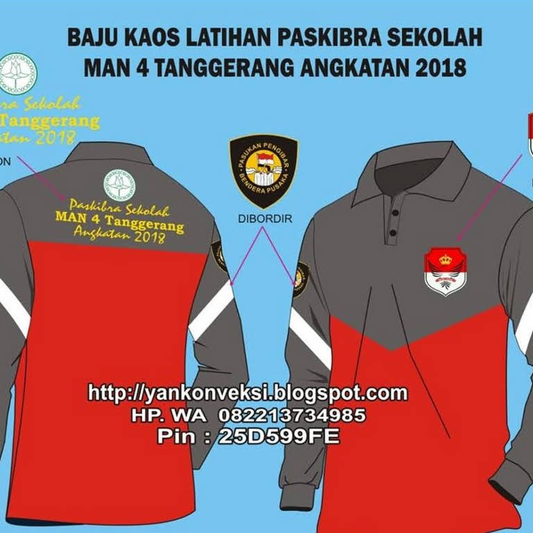 Detail Desain Baju Paskibra Sekolah Nomer 24