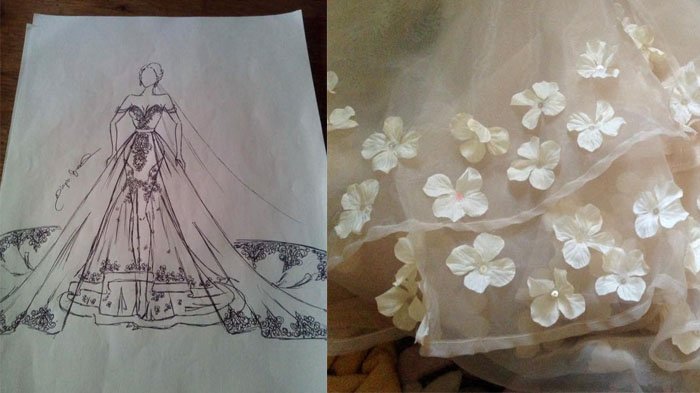 Detail Desain Baju Pengantin Nomer 39