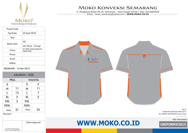 Detail Desain Baju Pkl Nomer 33