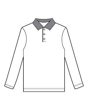 Detail Desain Baju Polos Lengan Panjang Nomer 19