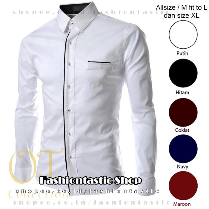 Detail Desain Baju Putih Polos Lengan Panjang Nomer 30