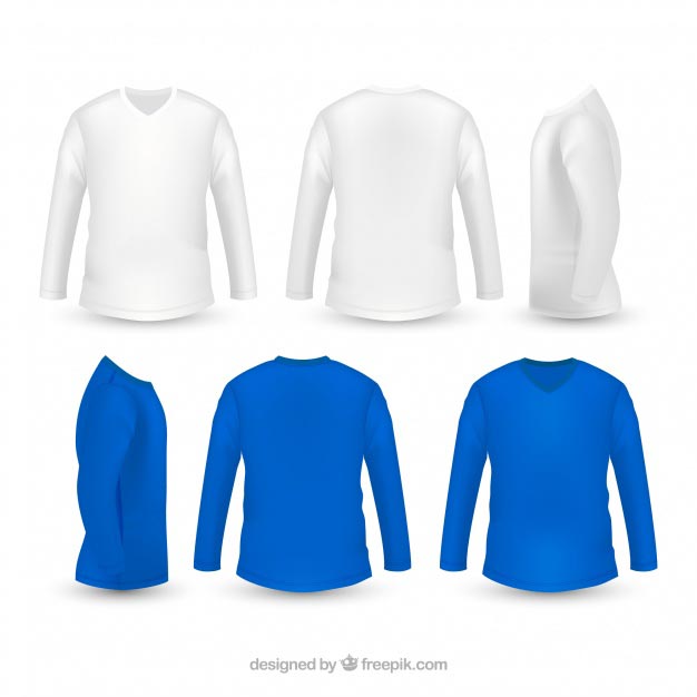Detail Desain Baju Putih Polos Lengan Panjang Nomer 8