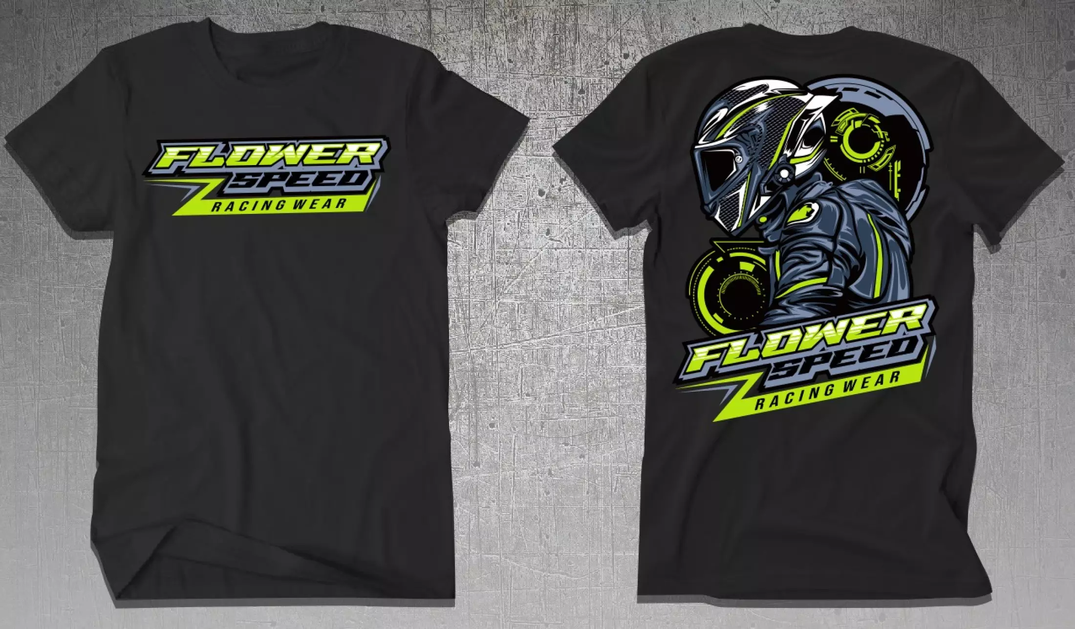 Detail Desain Baju Racing Keren Nomer 12