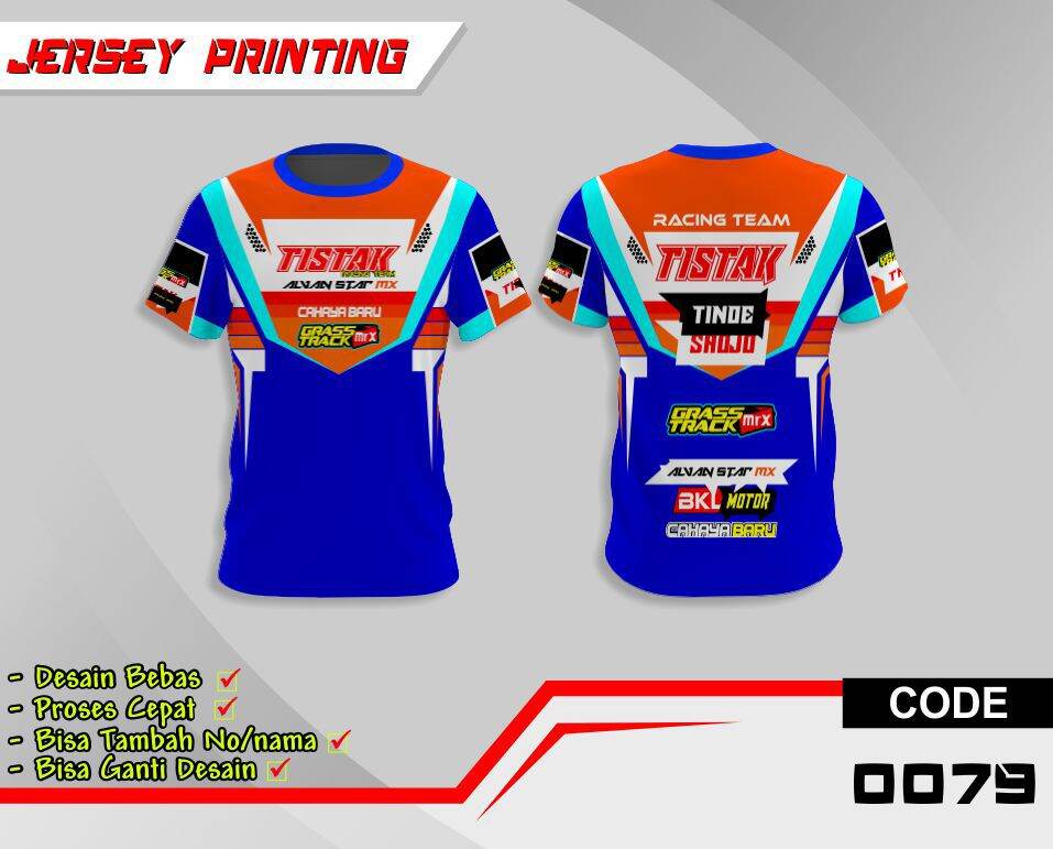 Detail Desain Baju Racing Keren Nomer 49