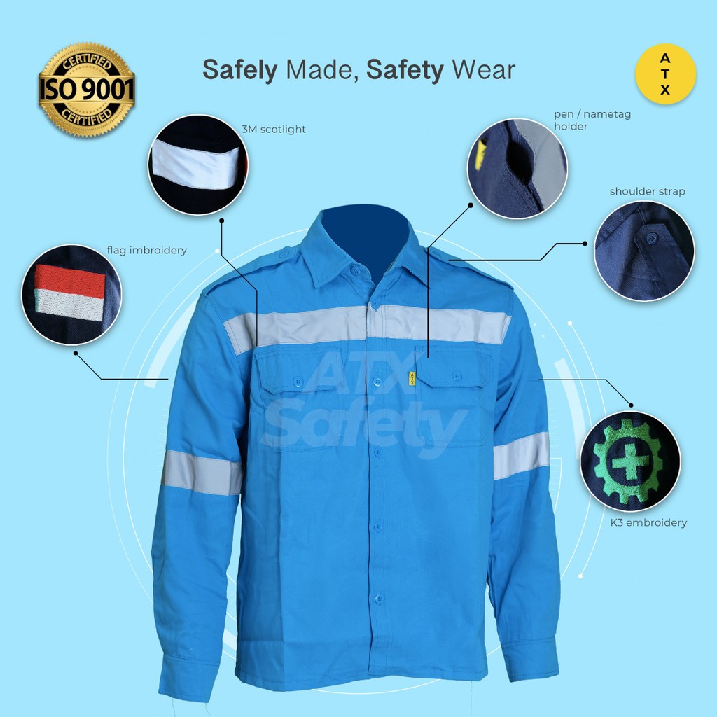 Detail Desain Baju Safety Nomer 13