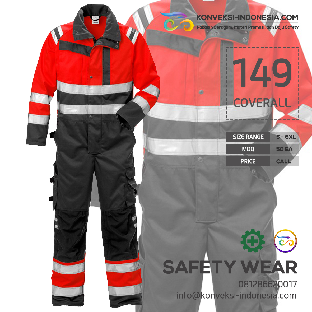 Detail Desain Baju Safety Nomer 38