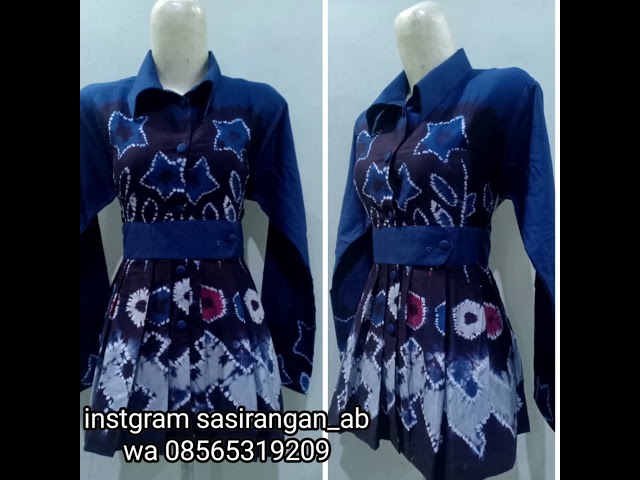 Detail Desain Baju Sasirangan Wanita Nomer 12