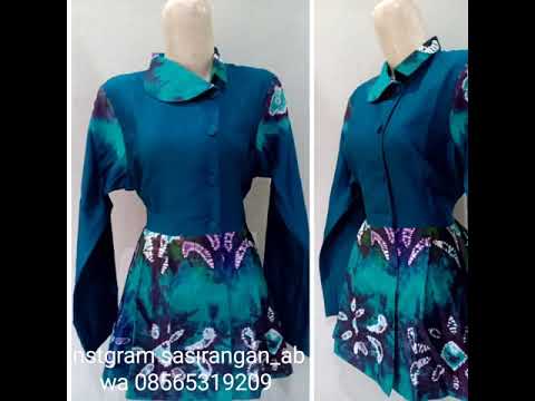 Detail Desain Baju Sasirangan Wanita Nomer 44