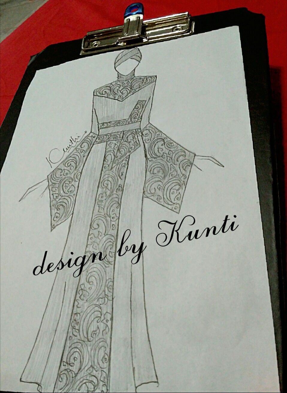 Detail Desain Baju Sketsa Nomer 26