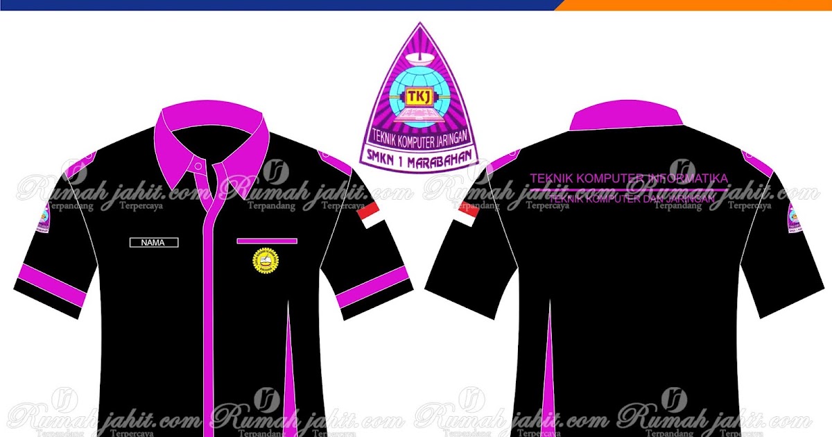 Detail Desain Baju Tkj Keren Nomer 44