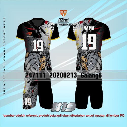 Detail Desain Baju Voli Nomer 16