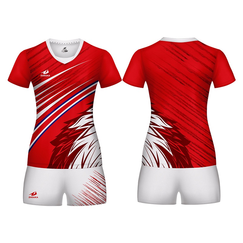 Detail Desain Baju Volly Polos Nomer 3