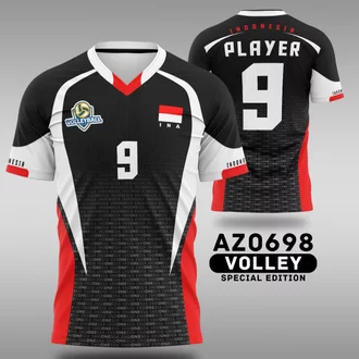 Detail Desain Baju Volly Polos Nomer 28