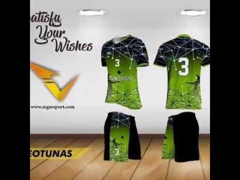 Detail Desain Baju Volly Printing Nomer 47