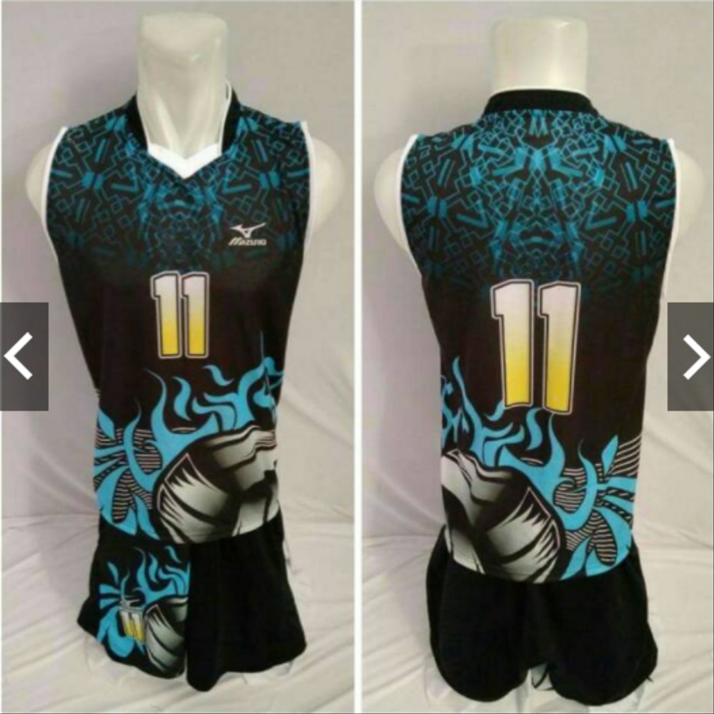 Detail Desain Baju Volly Printing Nomer 50