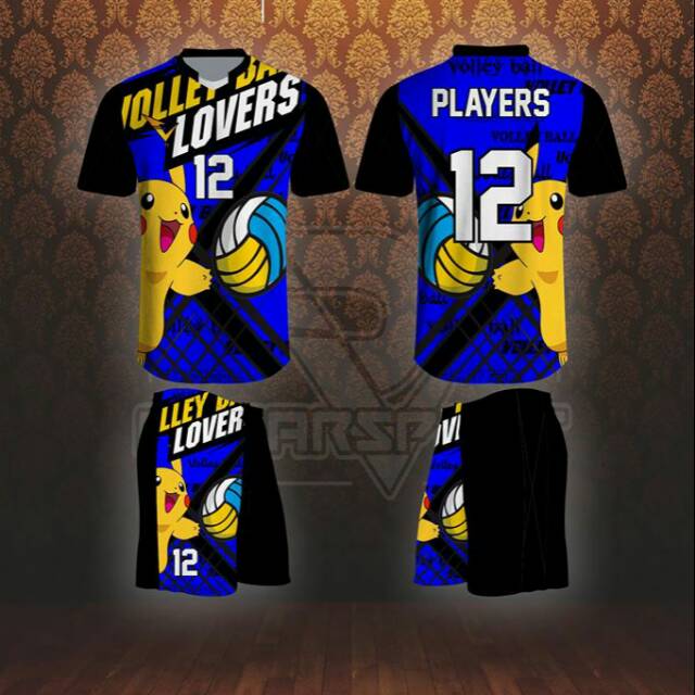 Detail Desain Baju Volly Putri Nomer 24