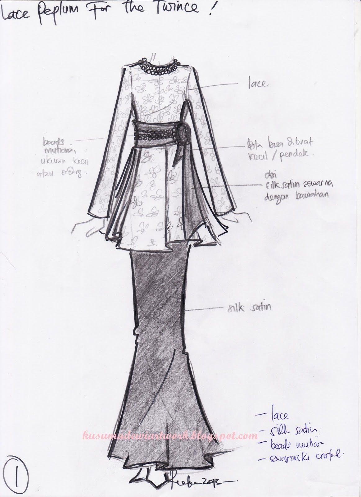 Detail Desain Baju Wanita Nomer 2