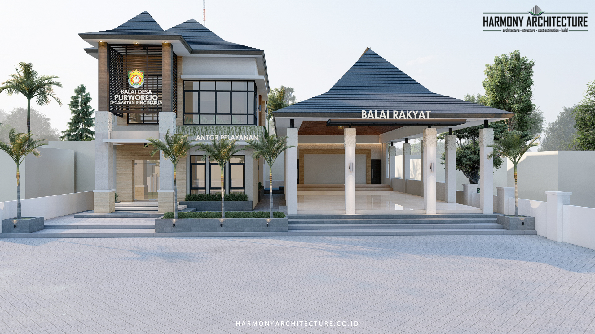 Detail Desain Balai Desa Nomer 3