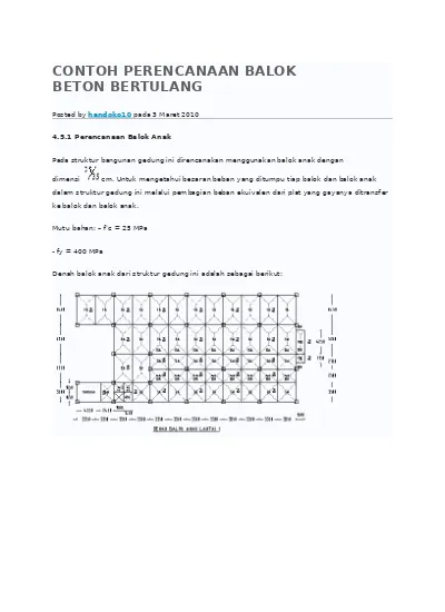 Detail Desain Balok Beton Bertulang Nomer 13