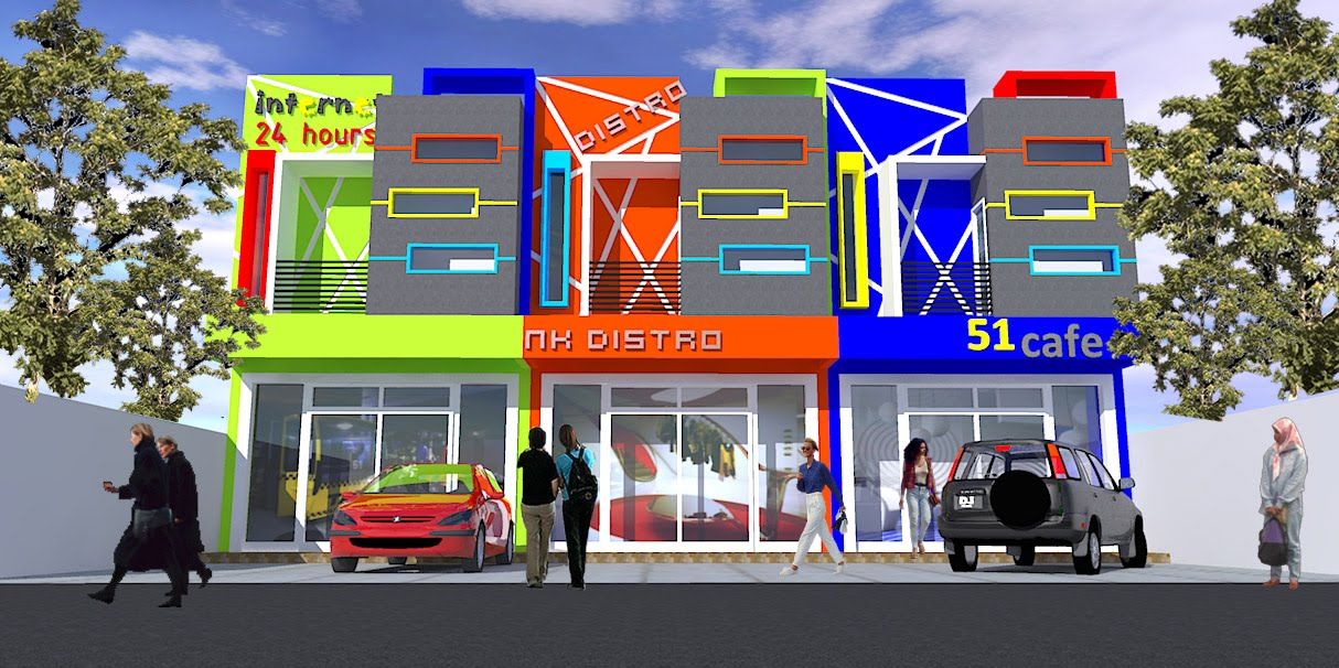 Detail Desain Bangunan Minimarket Nomer 10