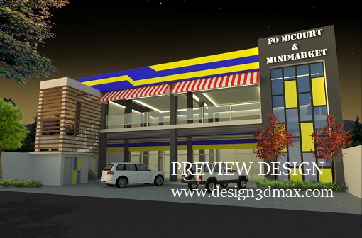 Detail Desain Bangunan Minimarket Nomer 31