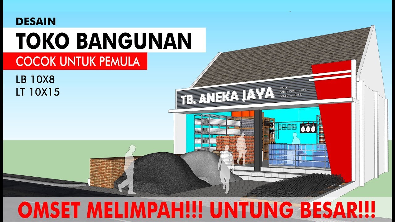 Detail Desain Bangunan Minimarket Nomer 39