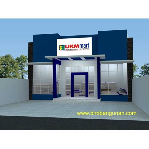 Detail Desain Bangunan Minimarket Nomer 5