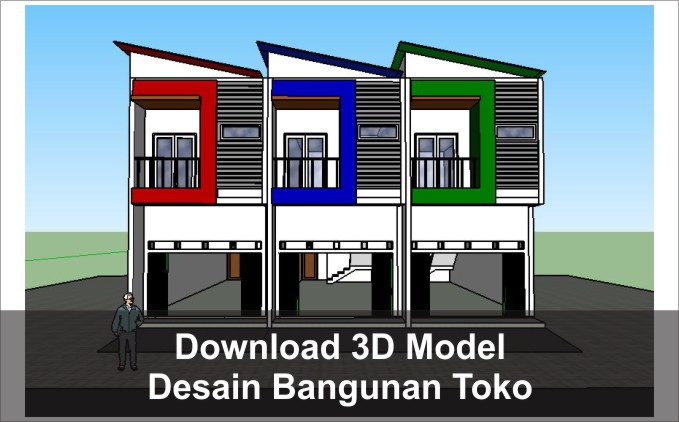 Detail Desain Bangunan Toko Nomer 17