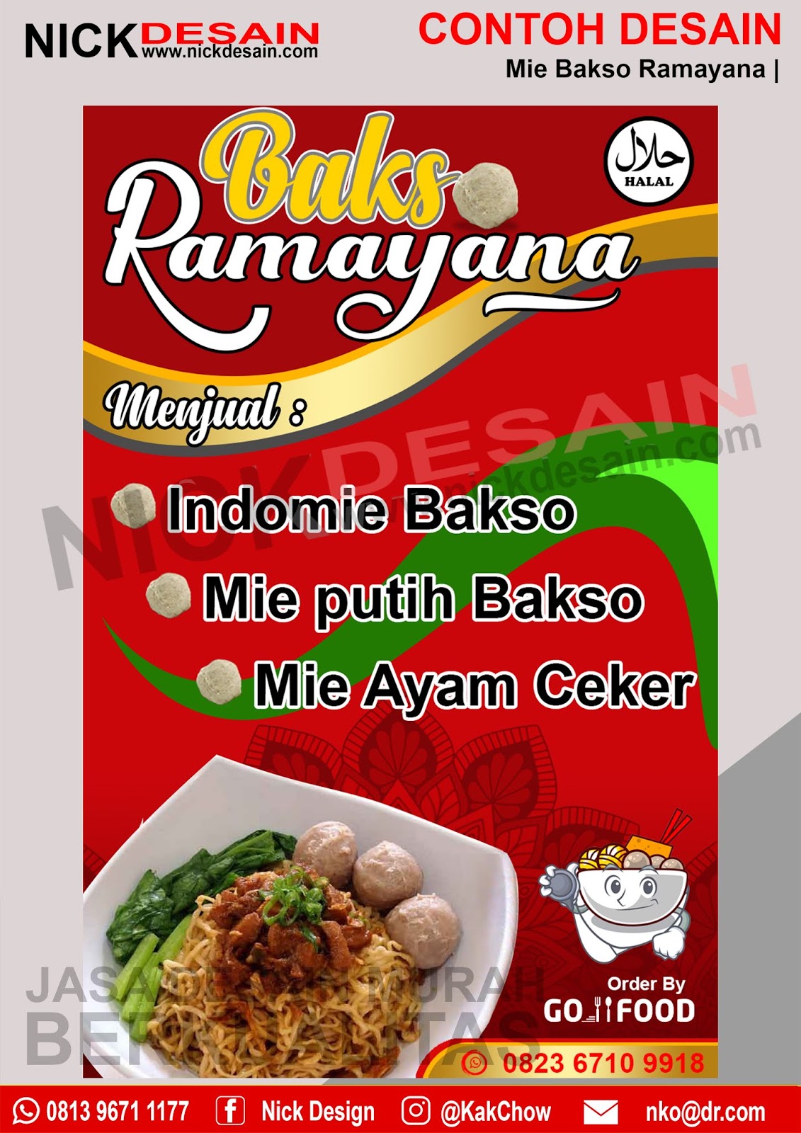 Detail Desain Banner Bakso Nomer 19