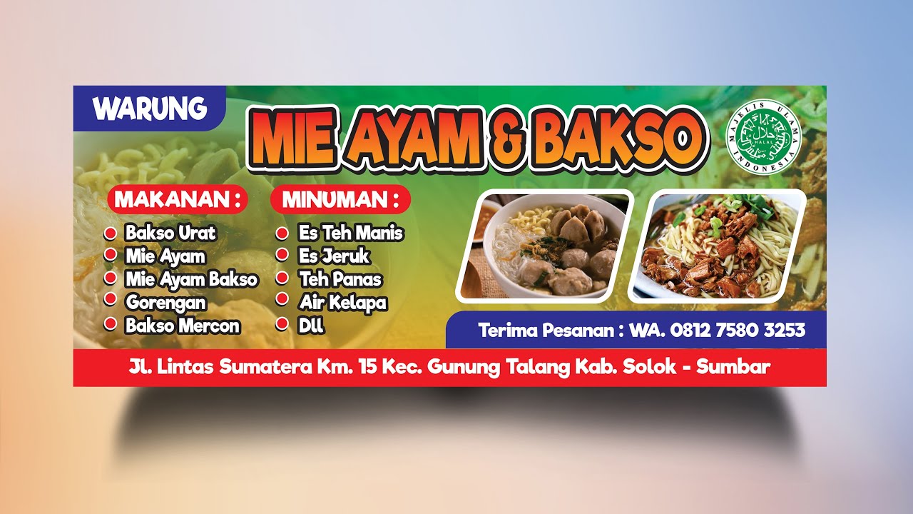 Detail Desain Banner Bakso Nomer 27