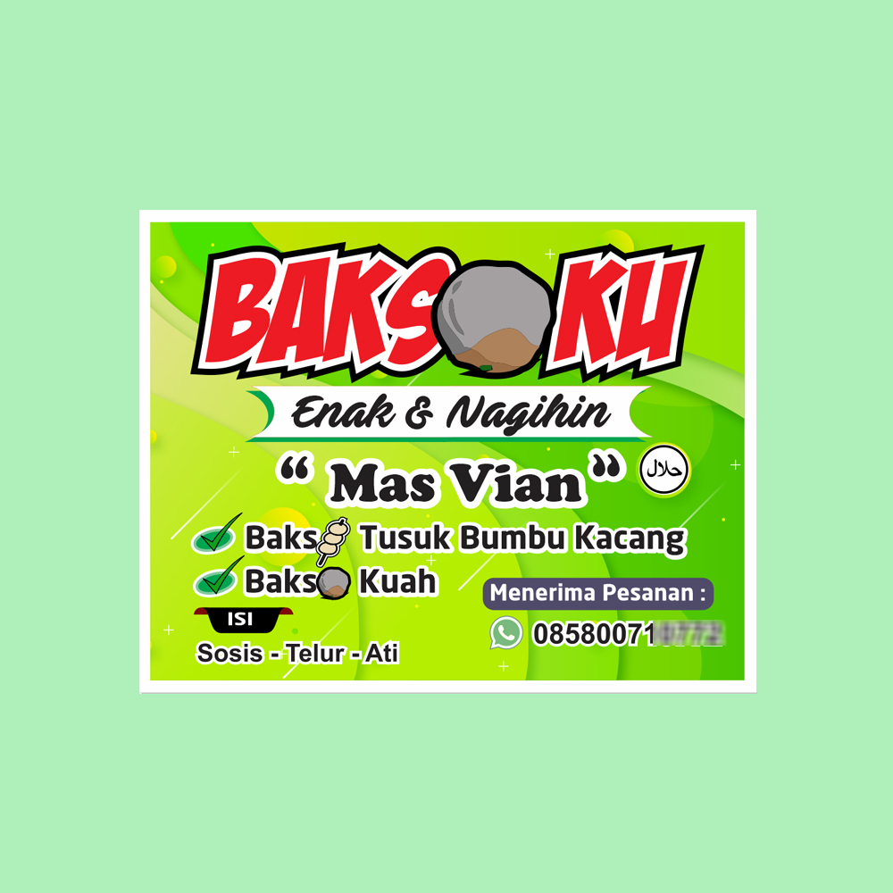 Detail Desain Banner Bakso Nomer 43