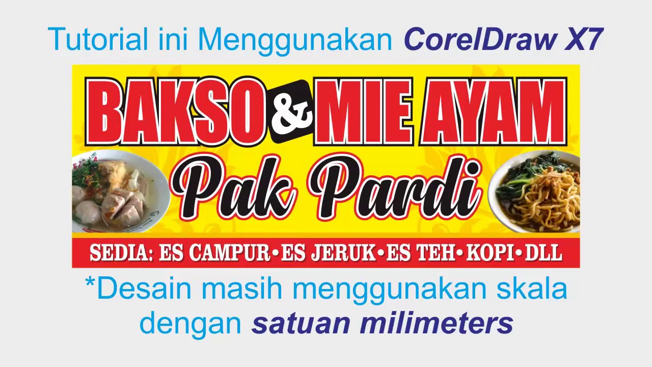 Detail Desain Banner Bakso Dan Mie Ayam Nomer 23