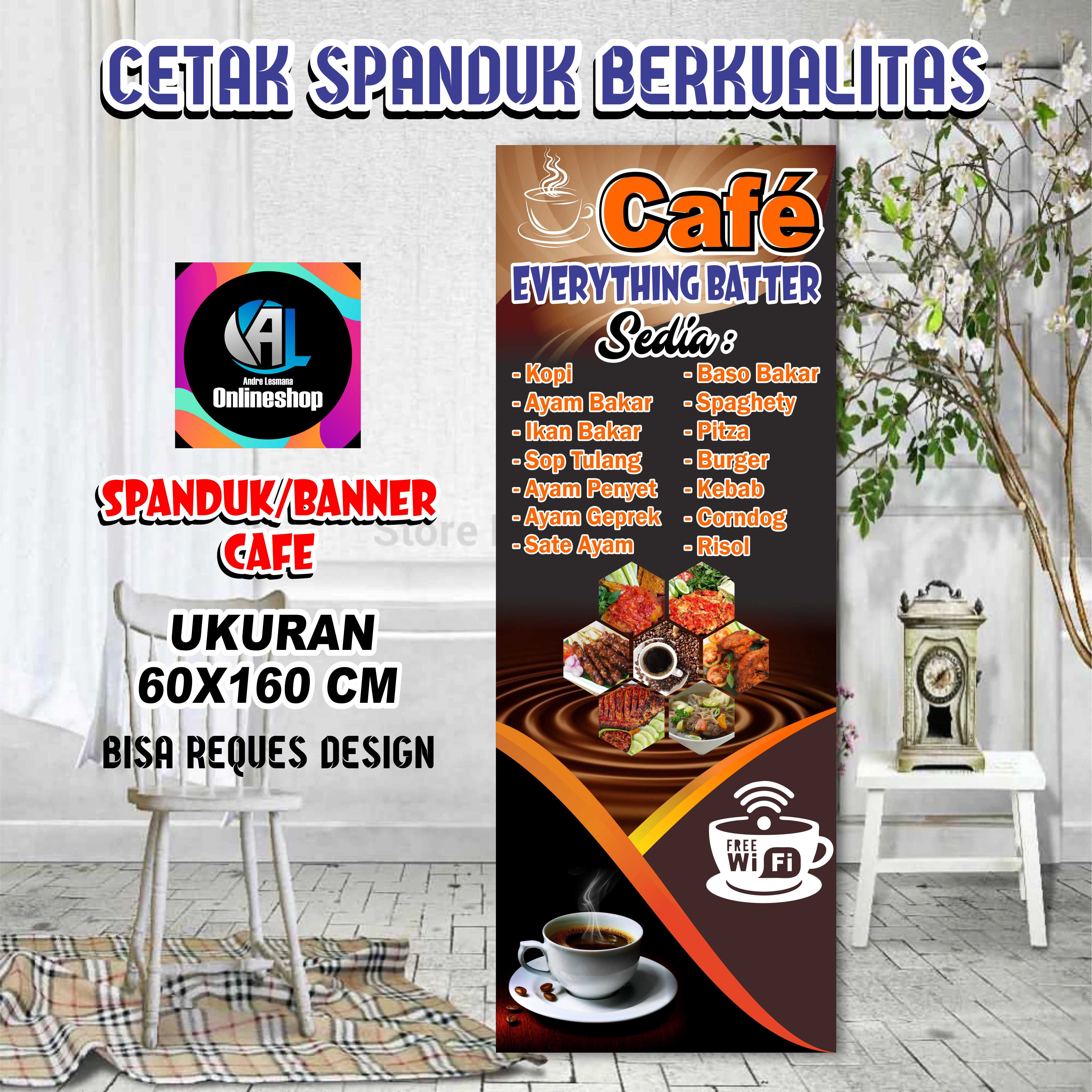 Detail Desain Banner Cafe Keren Nomer 44