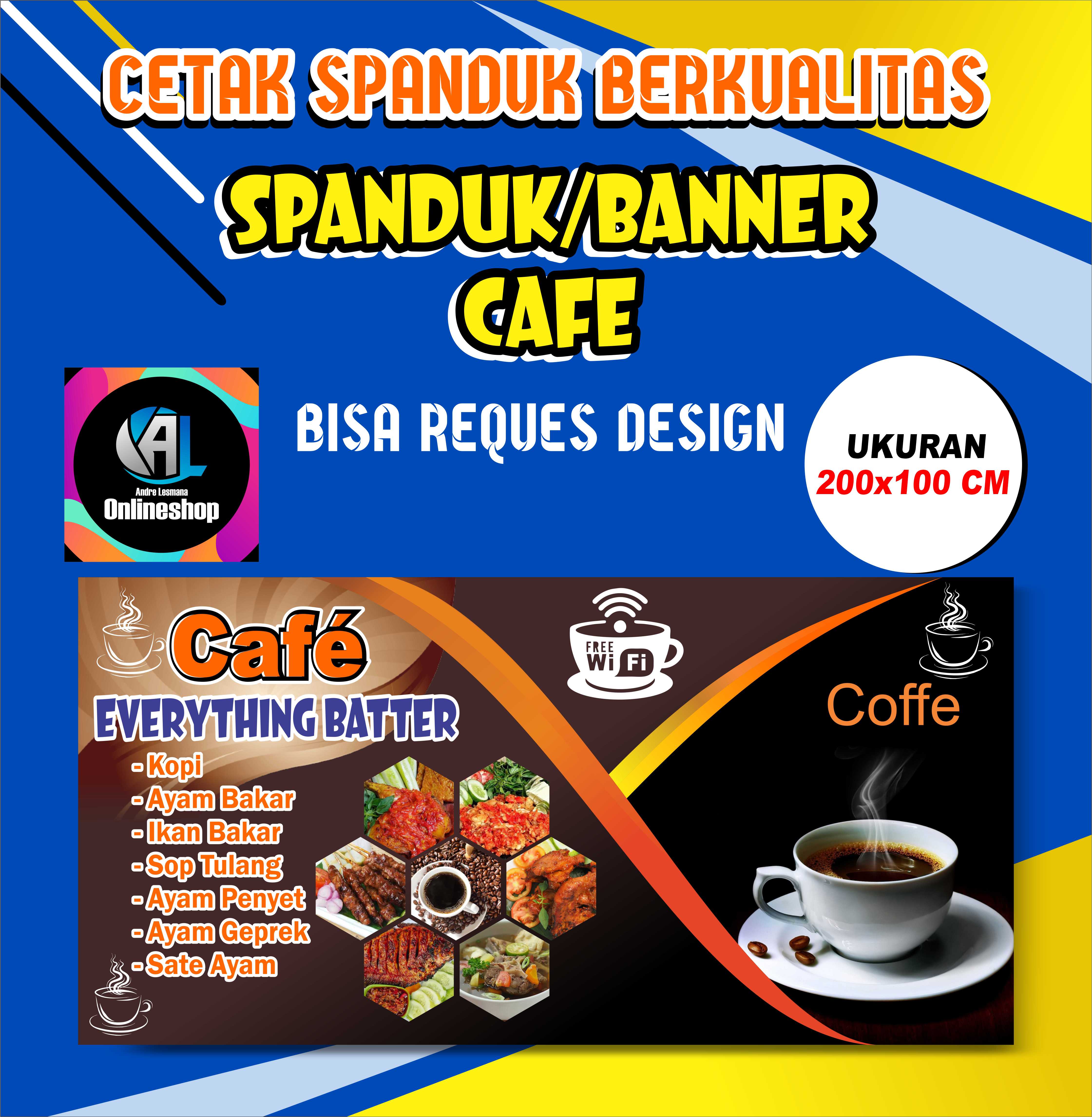 Detail Desain Banner Cafe Keren Nomer 54