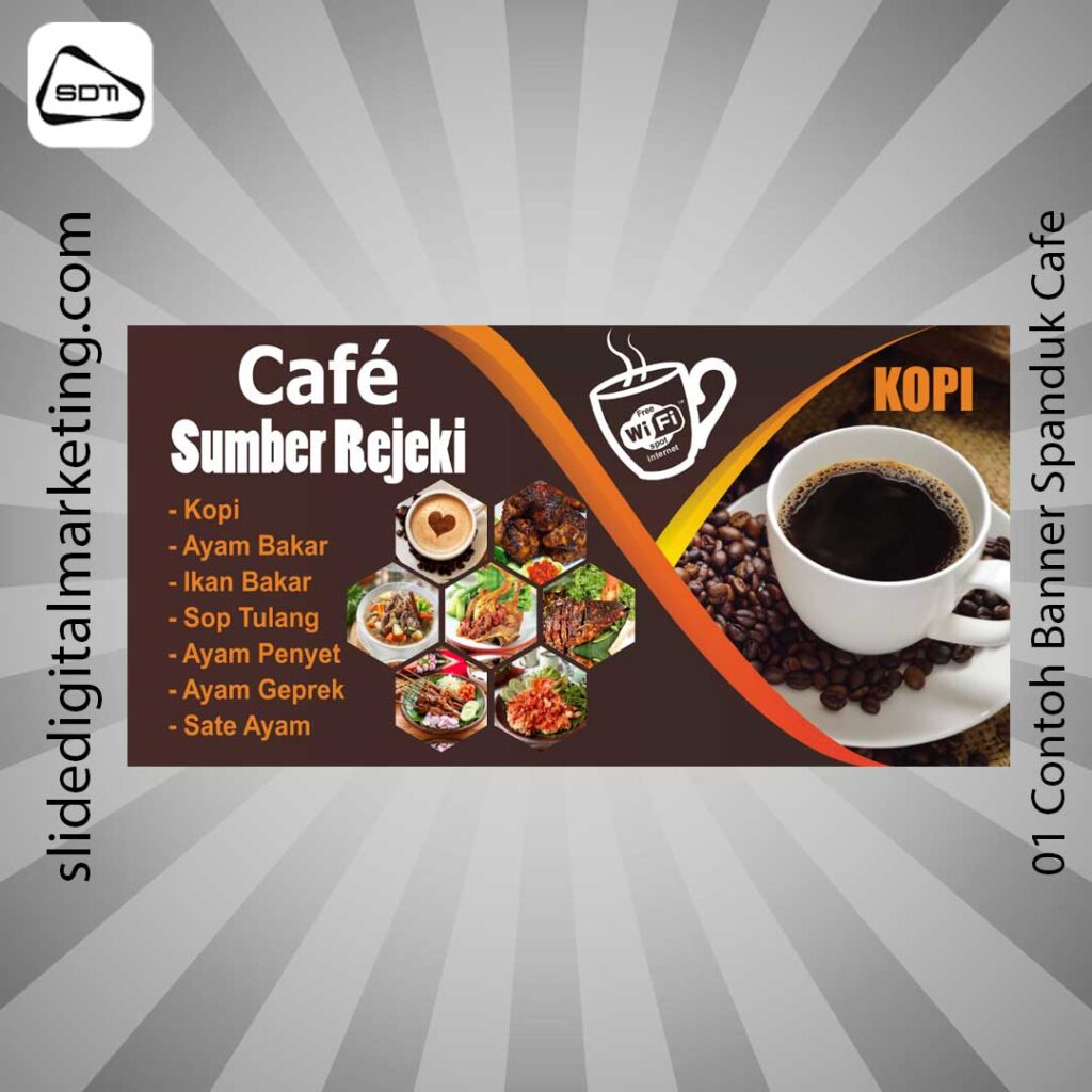 Desain Banner Cafe Unik - KibrisPDR