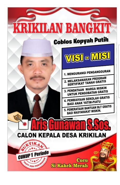 Detail Desain Banner Calon Kepala Desa Nomer 54