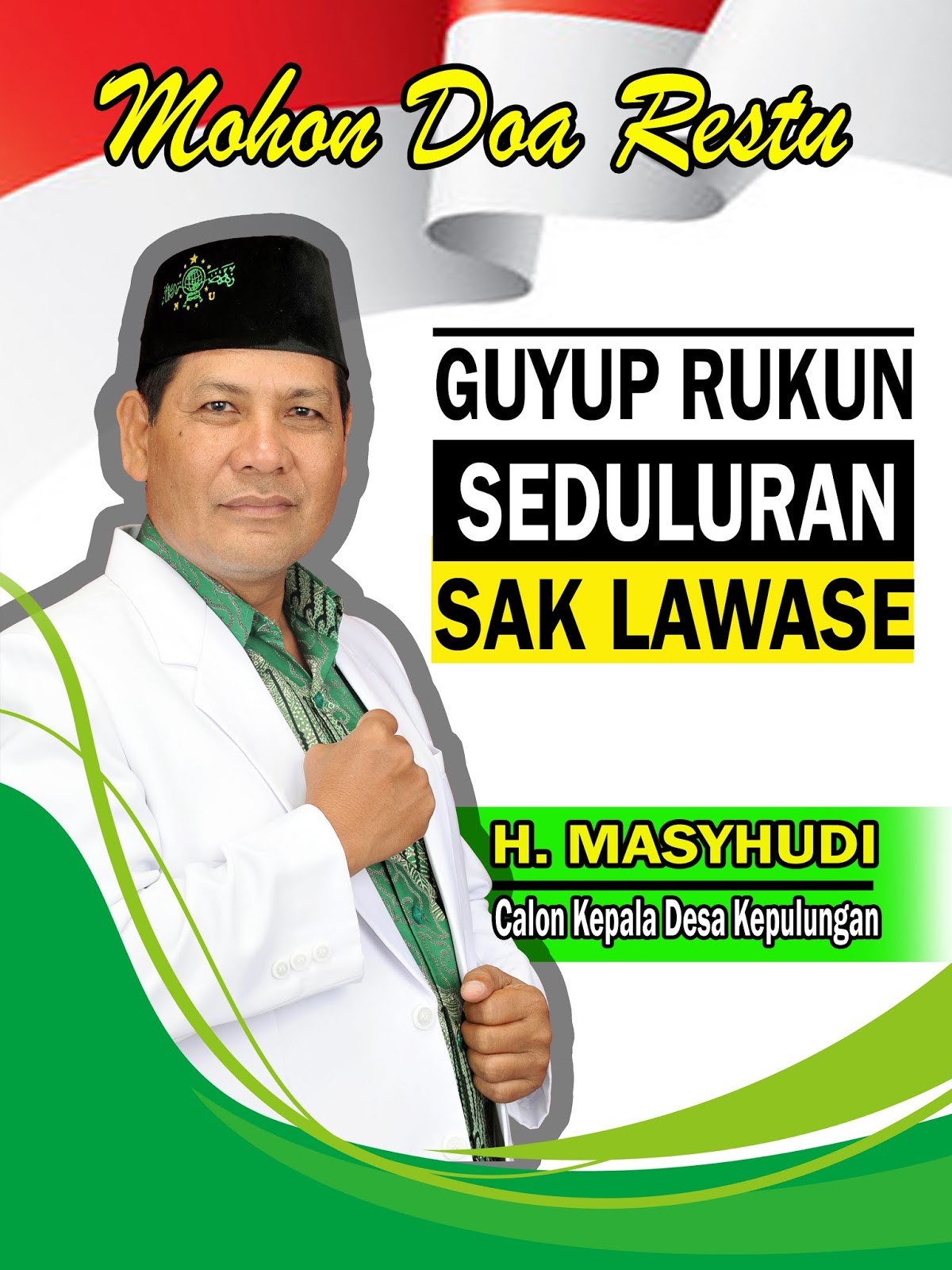 Detail Desain Banner Calon Kepala Desa Nomer 7