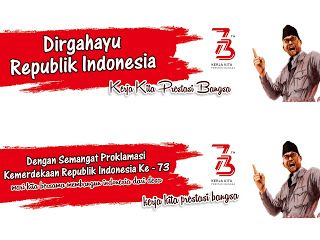 Detail Desain Banner Hut Ri 74 Nomer 47