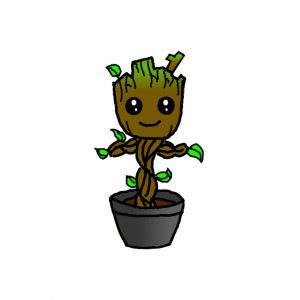 Detail Easy Drawing Groot Nomer 10