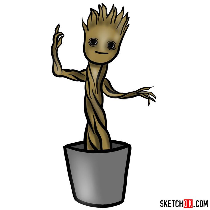 Detail Easy Drawing Groot Nomer 11