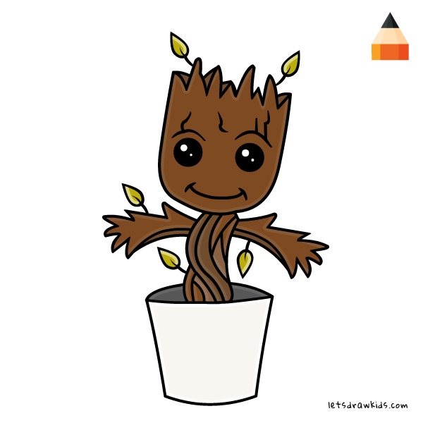 Detail Easy Drawing Groot Nomer 12