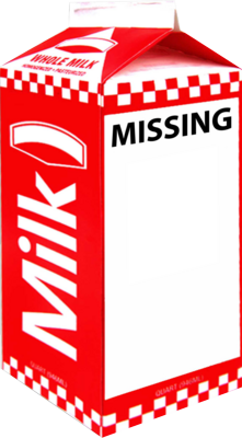 Missing Person Milk Carton Template - KibrisPDR
