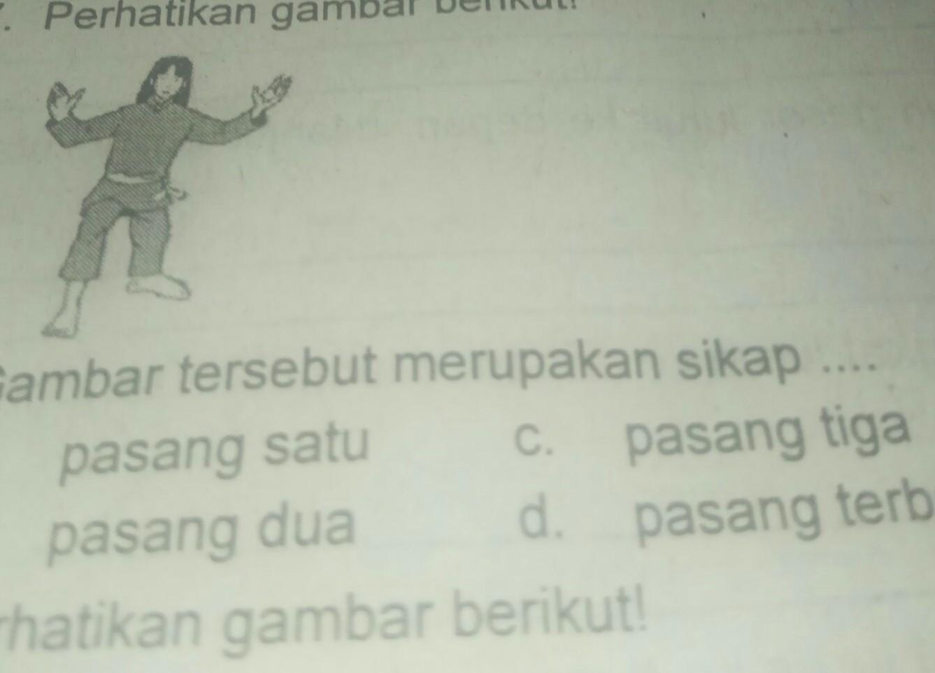 Detail Gambar Tersebut Merupakan Sikap Pasang Nomer 3