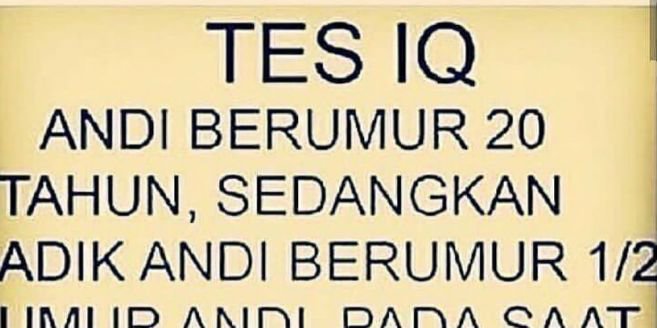 Detail Gambar Tes Iq Nomer 12