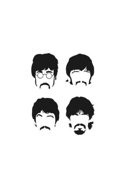 Detail Gambar The Beatles Hitam Putih Nomer 10