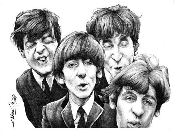 Detail Gambar The Beatles Hitam Putih Nomer 25