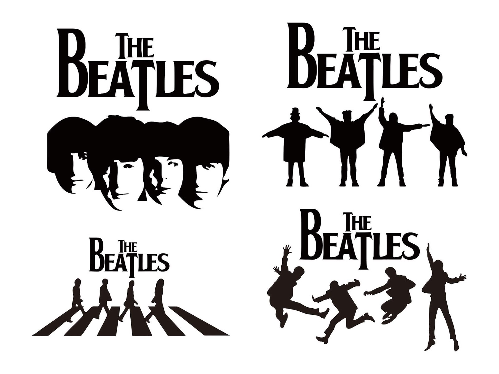 Detail Gambar The Beatles Hitam Putih Nomer 55
