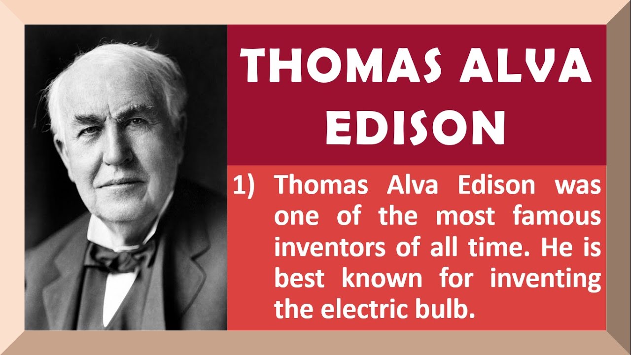 Detail Gambar Thomas Alva Edison Nomer 58