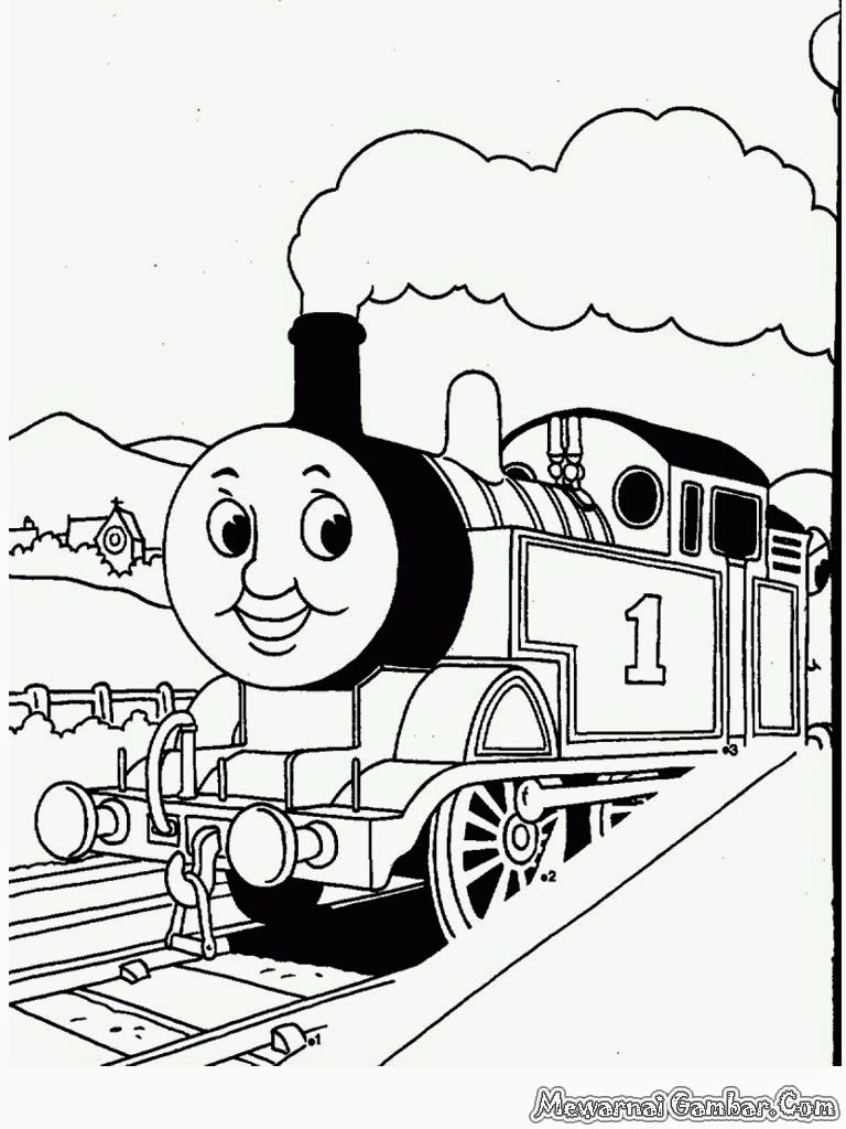 Detail Gambar Thomas Untuk Mewarnai Nomer 18