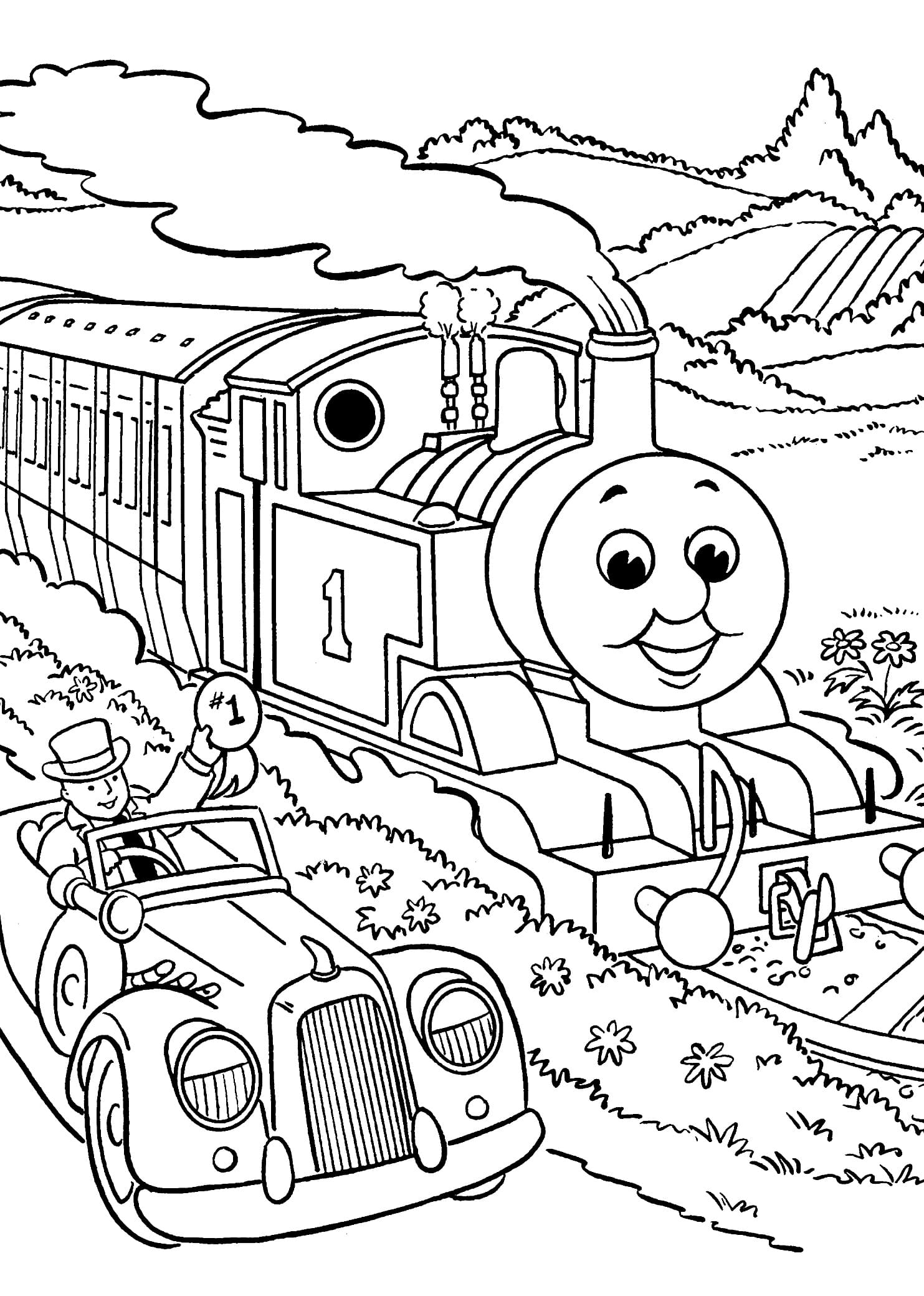 Detail Gambar Thomas Untuk Mewarnai Nomer 28